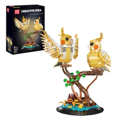 Creative Expert MOC MouldKing 10150 Black Capped Lory Birds Parrot Model 1052PCS Building Blocks Brick Puzzle Toys Kids Gift