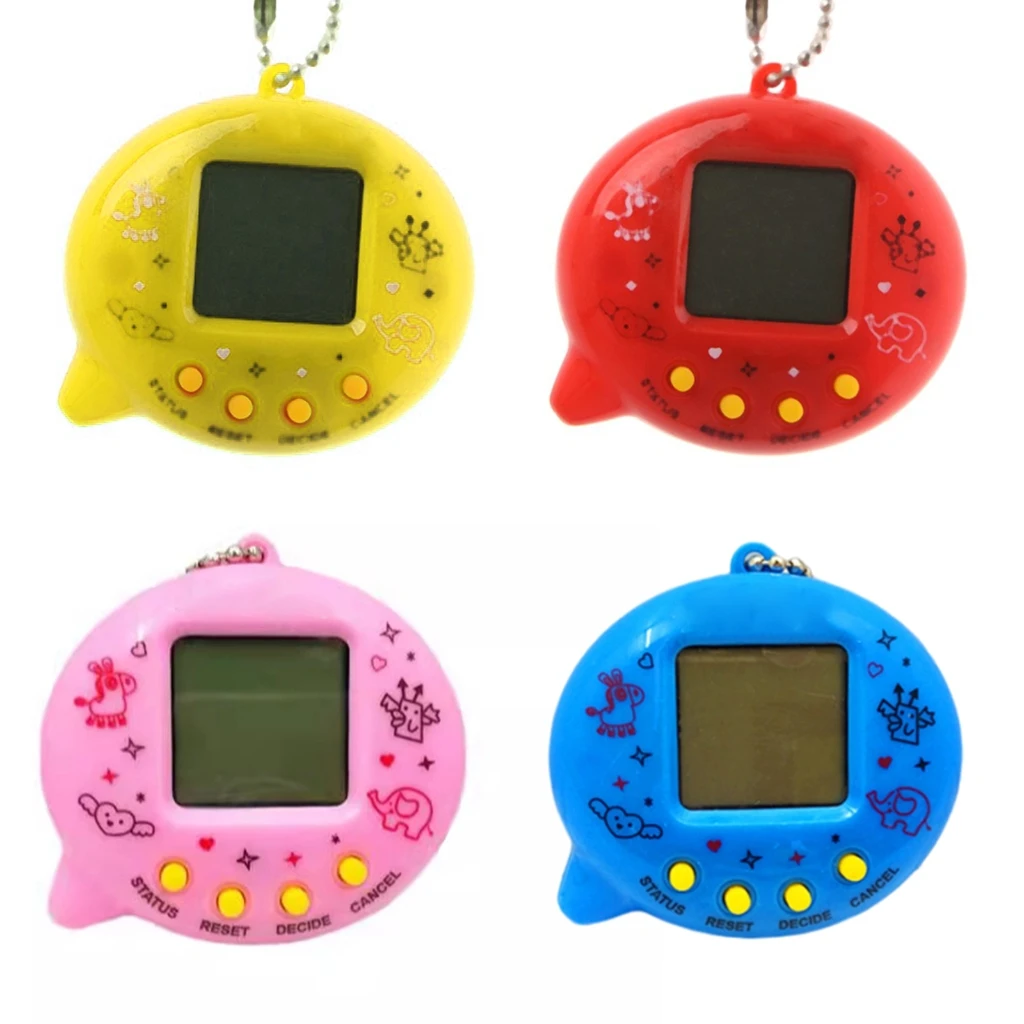 Nostalgic Game Console Early Education Gift Electronic Digital Pets 168 Pets Game Machine Pocket Electronic Animals Toy