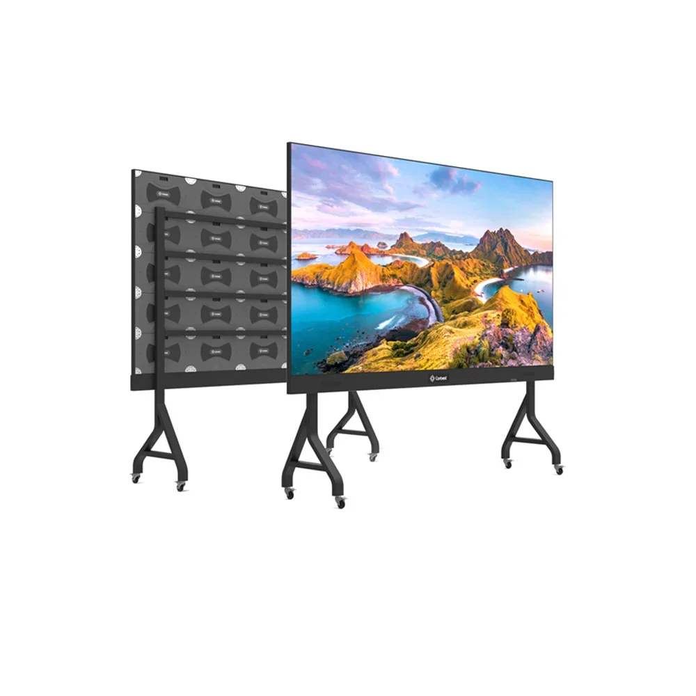 P0.9 P1.2 P1.5 P1.8 Cob Interactieve Touch Mobiele Led Video Muur Mount Slimme Digitale Led Scherm Voor Conferentie