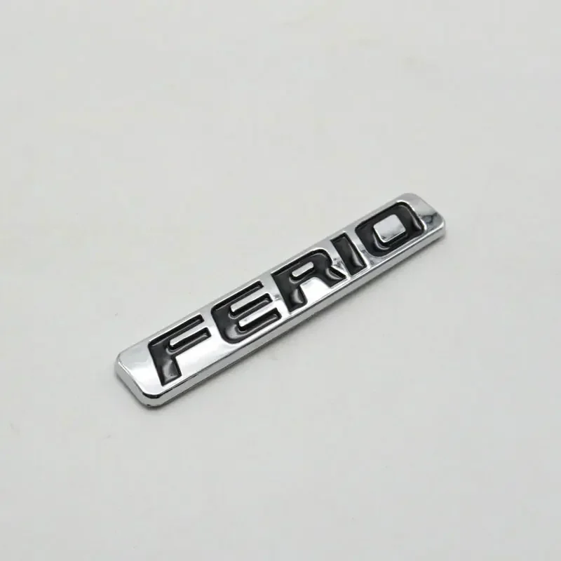 For Civic Ferio Emblem Badge Car Sticker Rear Trunk 3D Letter Logo Nameplate Decal