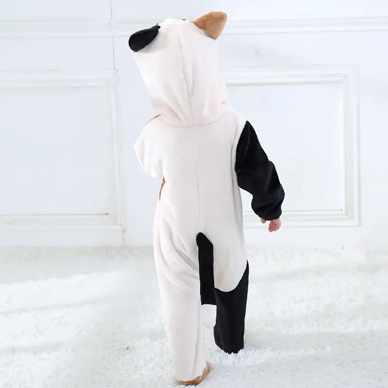 Animal Cat Newborn Baby Clothes Bodysuit Boy Girl Romper Kigurumis Cosplay Costume Toddler Jumpsuit Halloween Infant Outfits
