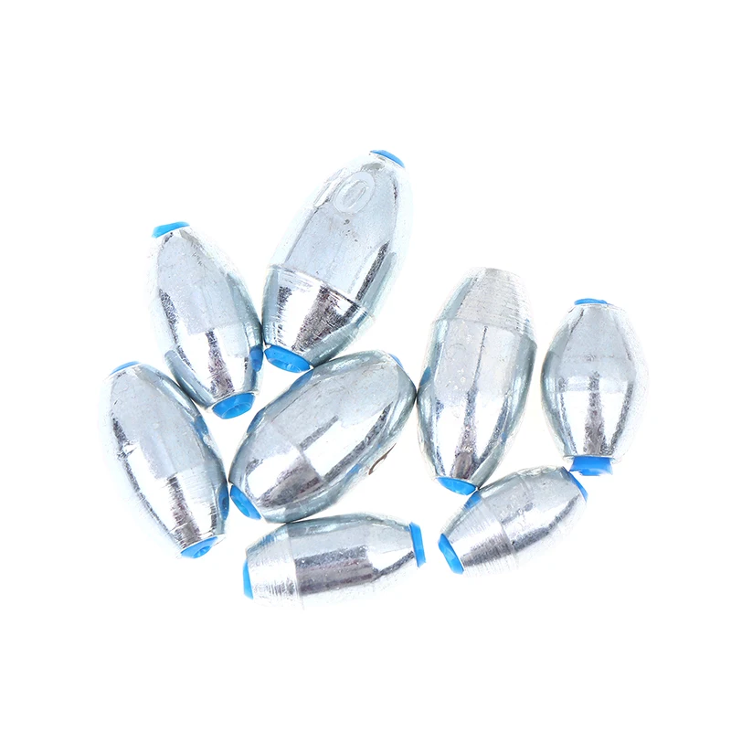 20 قطعة/الوحدة سبائك الكربون الصلب الجوف الزيتون الصيد الغطاسون 3 جرام/4 جرام/5 جرام/6 جرام/7 جرام/8 جرام/9 جرام/10 جرام الصيد الأوزان الصيد اكسسوارات #4