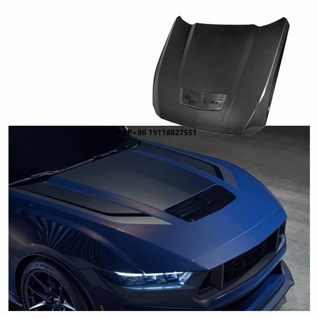 

Carbon GT Hood for Mustang 2024+ S650 Upgrade GT Style Carbon Fiber Engine Bonnet Hood