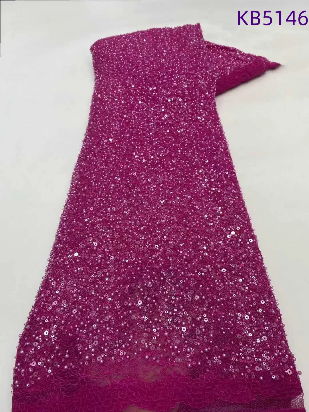 

5 Yards Green Sequins French Mesh Lace Fabric Beads African Lace Fabrics Nigerian Sequence Mesh Lace Fabric For Sewing KB5146