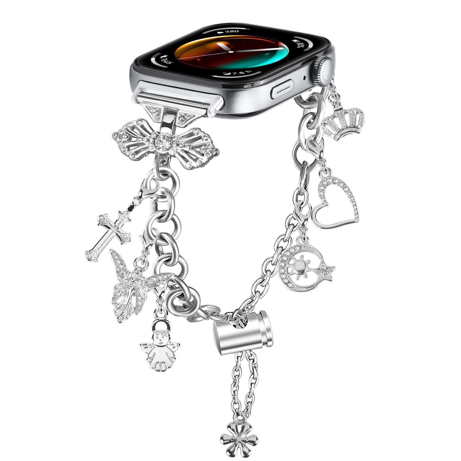 Diamond Stainless Steel band for Huawei Watch Fit 3 Strap Lady Women Bracelet band for Huawei fit 3 Smart Watch Accessories