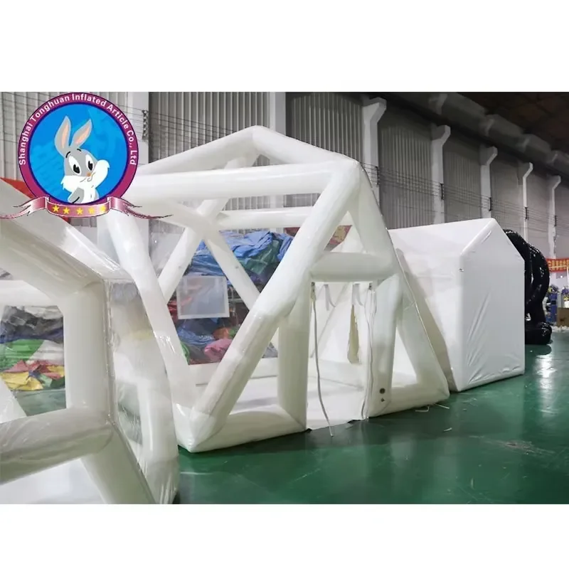 Camping Advertising Inflatable Transparent Dome Tent Event Promotion Bubble Tent Hotel