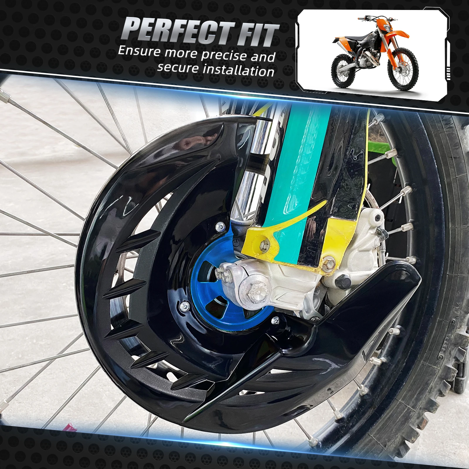 

NICECNC For Yamaha YZ250F YZ450F 2014-2021 YZ250FX YZ450FX 2021 YZ 250F 450F 250FX 450FX Front Brake Disc Guard Cover YZF 250