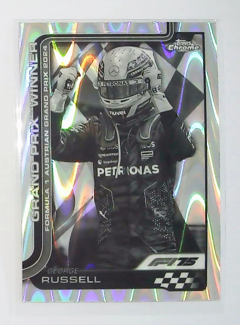 2025 Topps Formula 1 George Russell Mercedes Racing Trading Cards Factory Sealed Blind Box Official Licensed F1 Collectible Gift