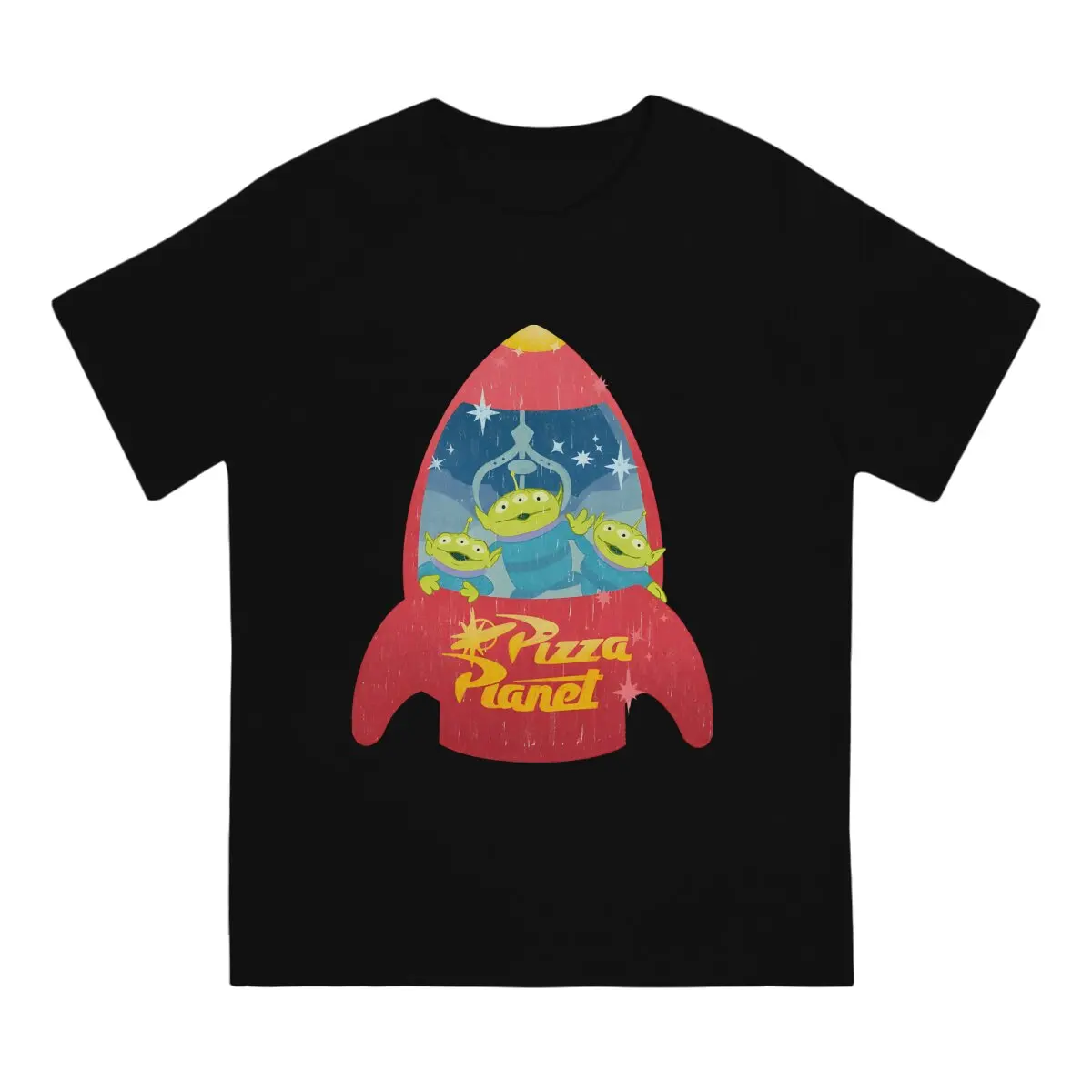 Men's T-Shirts The Claw Sticker Novelty 100% Cotton Tees Short Sleeve Disney Toy Story Alien T Shirts Round Collar Tops Summer