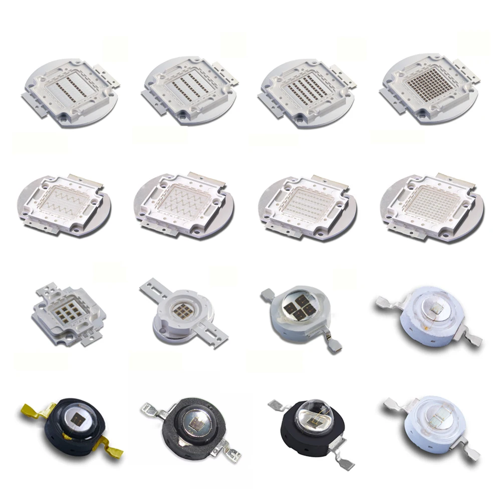 3W IR 680nm 740nm 760nm 800nm 850nm 880nm 900nm 940nm 980nm 1000nm Infrared LED Bulbs Chip COB For CCTV Camera Night Vision