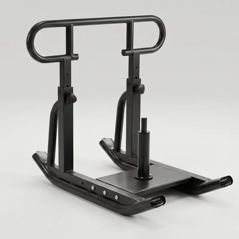 Heavy Duty Steel Weight Sled Adjustable Fitness Trainer with Comfortable Grip for Full Body Leg Arm Workout Home Gym Use