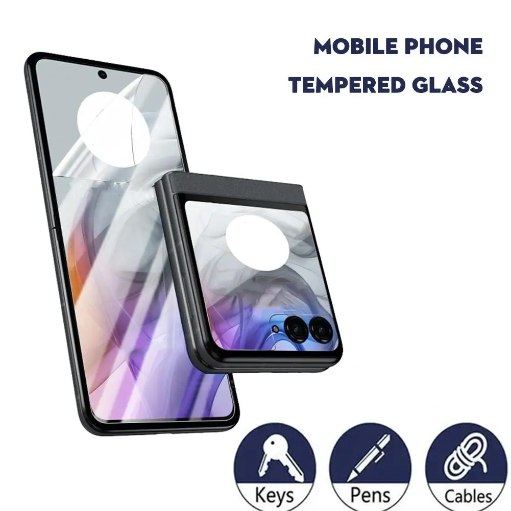 For Razr 50 Screen Protector Film Anti-fingerprint Tempered Glass /soft Film For Razr 50 Ultra F5g8