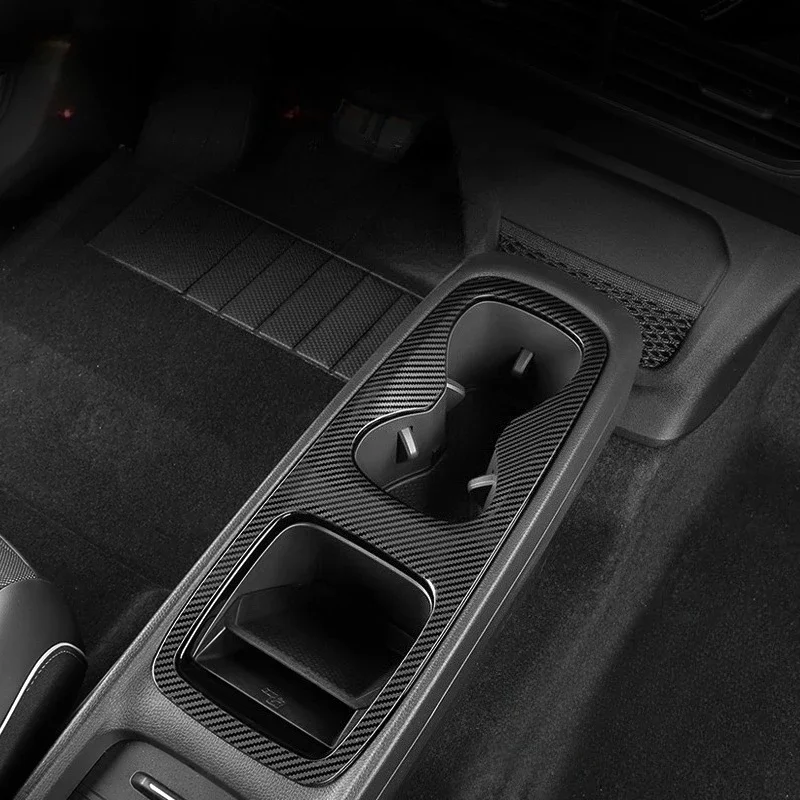 

For 2021-2024 VW ID3 Central Control Water Cup Decorative Panel Protective Frame Patch Interior Modification Special Accessories