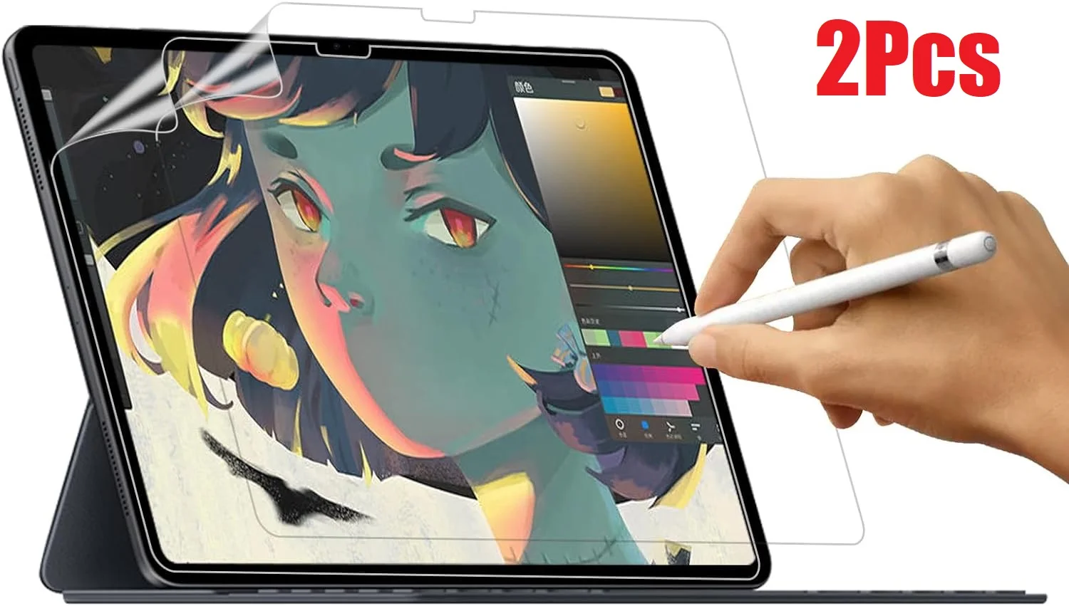 

2Pcs Paper Feeling Matte PET Film For IPad Pro 12.9in 2015 Pro 12.9 2016 Tablet Screen Protector Film Pro 12.9 2017