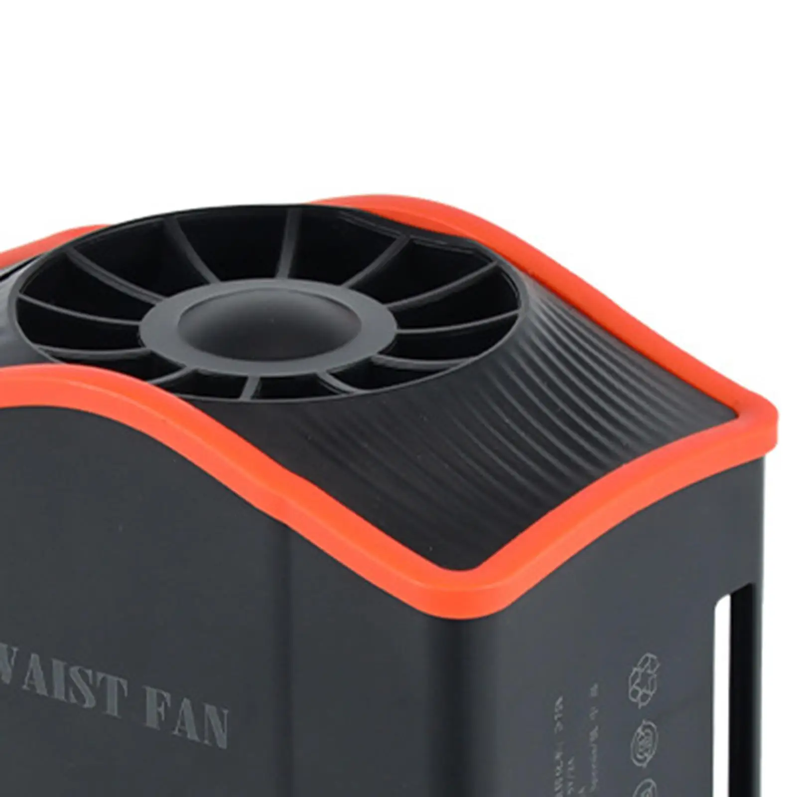 Mini Belt Fan USB Rechargeable Low Noise Waist Clip Cooling Fan Outdoor Portable Fan for Camping Hiking Fishing