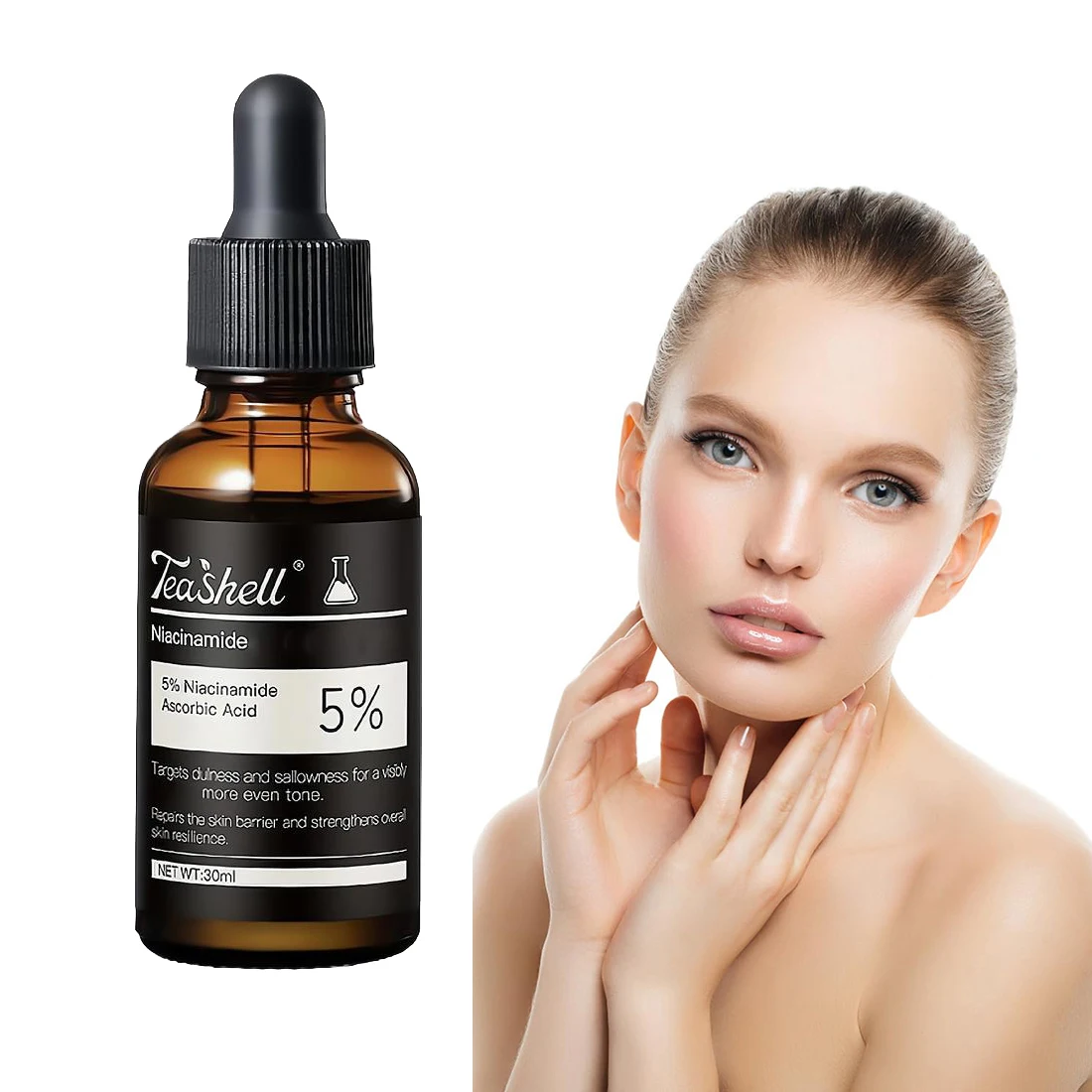 Niacinamide ‌Face Serum Glass Skin, Radiant Complexion, Pore Minimizer, Even Skin Tone, Lightening Hydrating Face Serum Skincare
