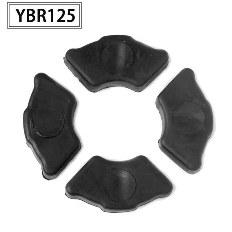 4Pcs Motorcycle Rear Hub Wheel Cushioning Rubber Cush Damper Spare For YAMAHA YBR125 YBR YB 125 JYM125 Buffer Rubber