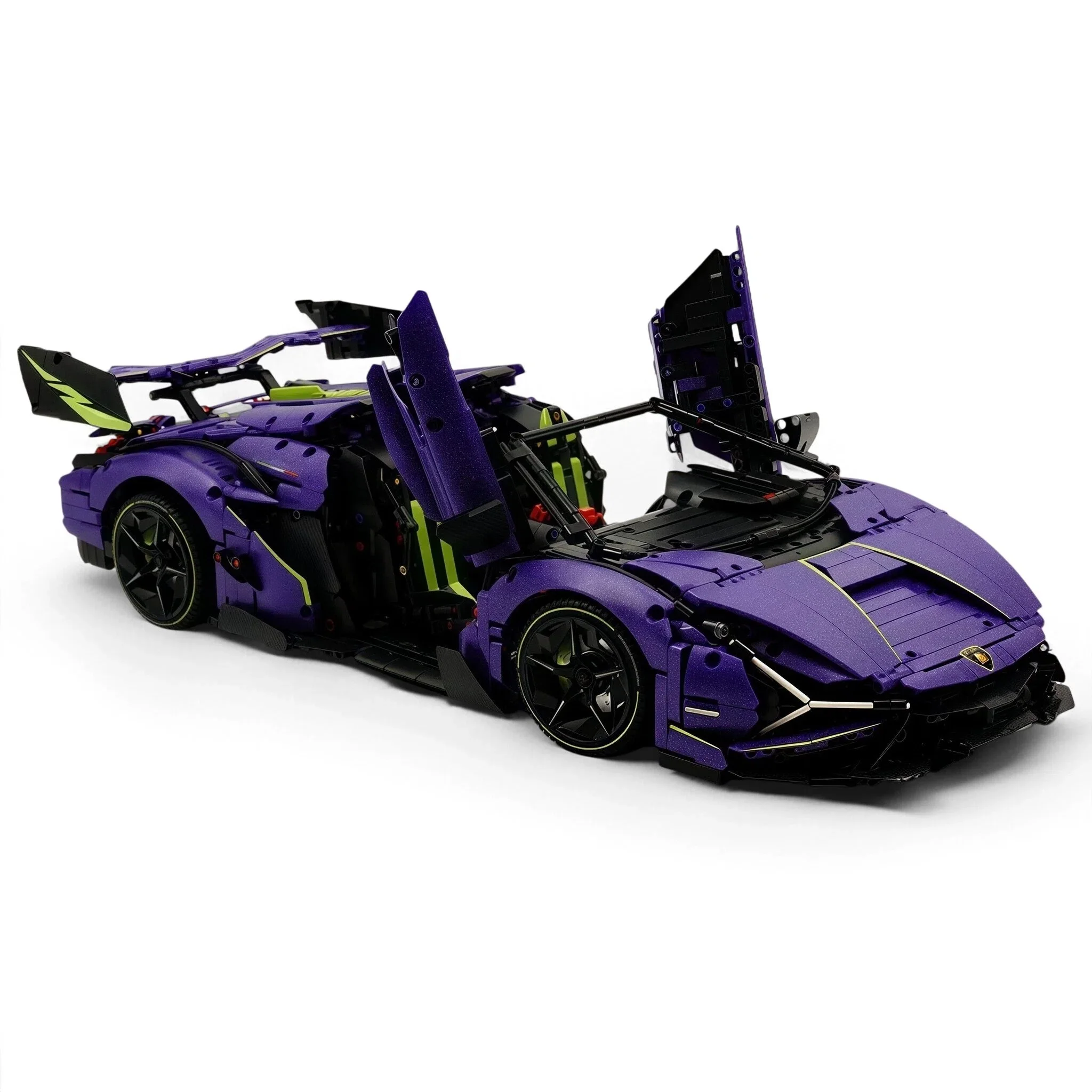 Guly 10635 1:8 Hot Technical Remote Control Supercar 3654pcs Bricks Assembling Model Toys for Boys Gift Building Blocks Sets