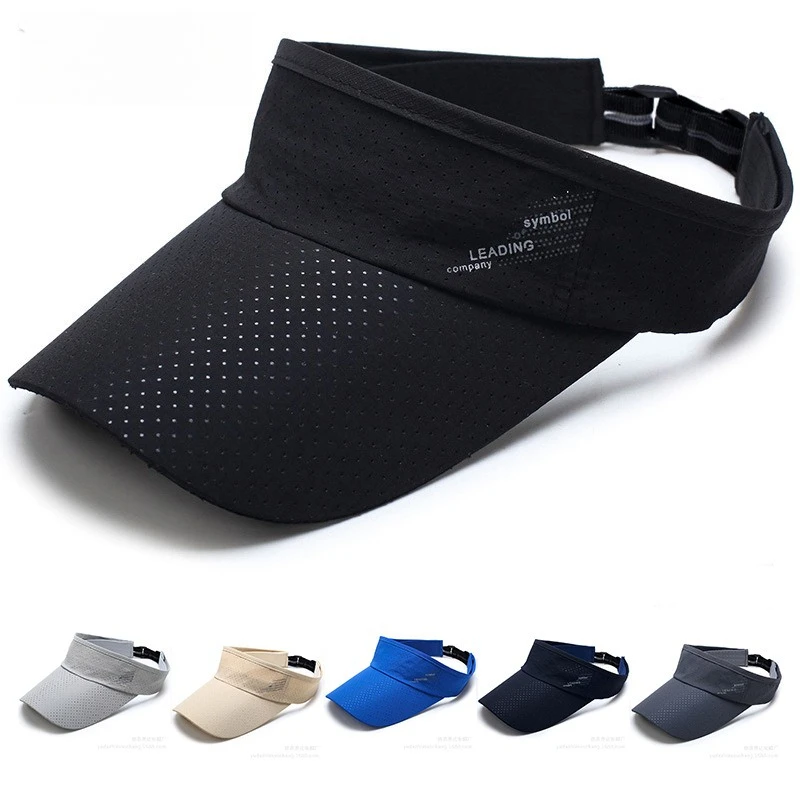 Новая мужская летняя солнцезащитная быстросохнущая шляпа с сетчатым пустым цилиндром, уличная солнцезащитная шляпа, солнцезащитная шляпа, шляпа от солнца