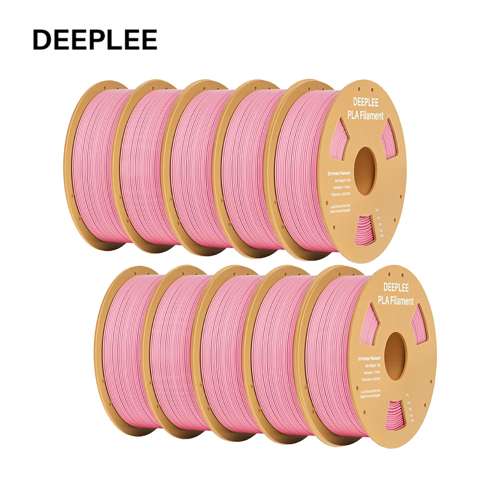 DEEPLEE 5/10KG PLA Filament 1.75mm Levendige Kleuren FDM 3D Printer Verbruiksartikelen Lage Klosvorming, Hoge Precisie Deeplee filament
