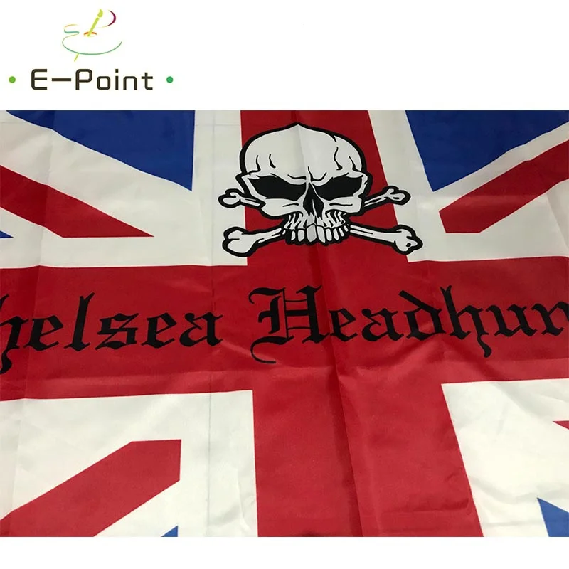 تشيلسي رؤوس العلم 2ft * 3ft (60*90 سنتيمتر) 3ft * 5ft (90*150 سنتيمتر) حجم زينة عيد الميلاد للمنزل العلم راية هدايا #3