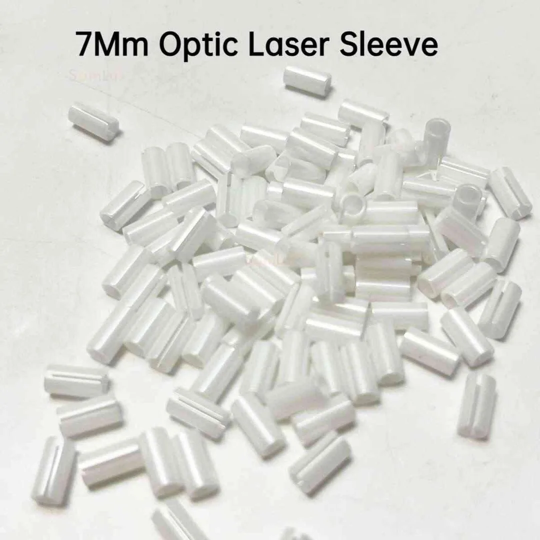 Wholesale 20Pcs/lot 7Mm Optic Laser Sleeve Visual Fault Locator Ceramic Tube Optical Fiber Replacement Repair Accessories