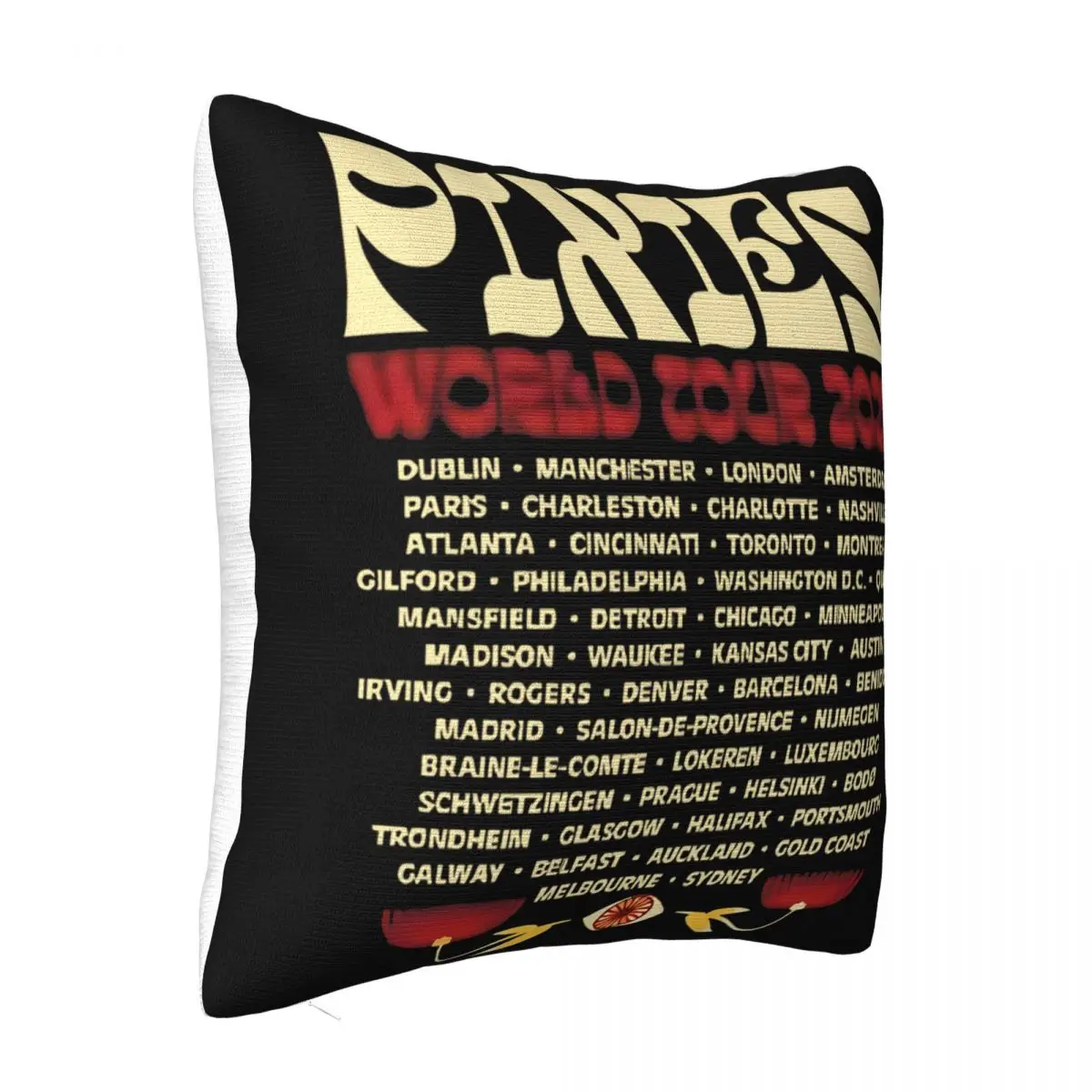 Official Pixies World Tour 2024 Moth Head 1 Pillows Cover For Pillow Cushions For Living Room Pillow Case Pillow Cover