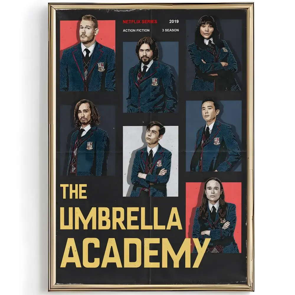 tv superhero T-The Umbrella Academy Poster Unique Home Decoration Ideas & Stylish Interior Art