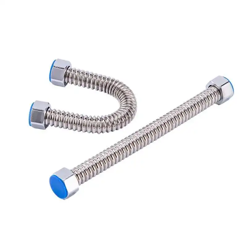 G1/2 "Rvs Gegolfde Supply Slang Boiler Connector Sanitair Pijp Slang Buis Verdikte Uitschuifbare Slang Buis