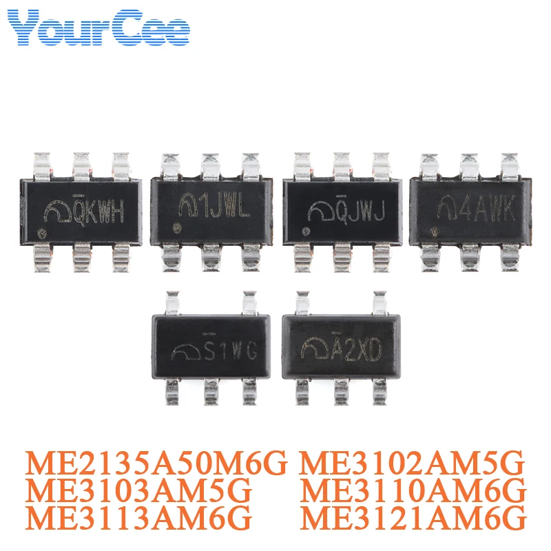 50Pcs/20Pcs ME3110AM6G SOT-23-6 ME3110A Buck DC-DC Converter ME2135A50M6G ME3102AM5G ME3103AM5G ME3113AM6G ME3121AM6G