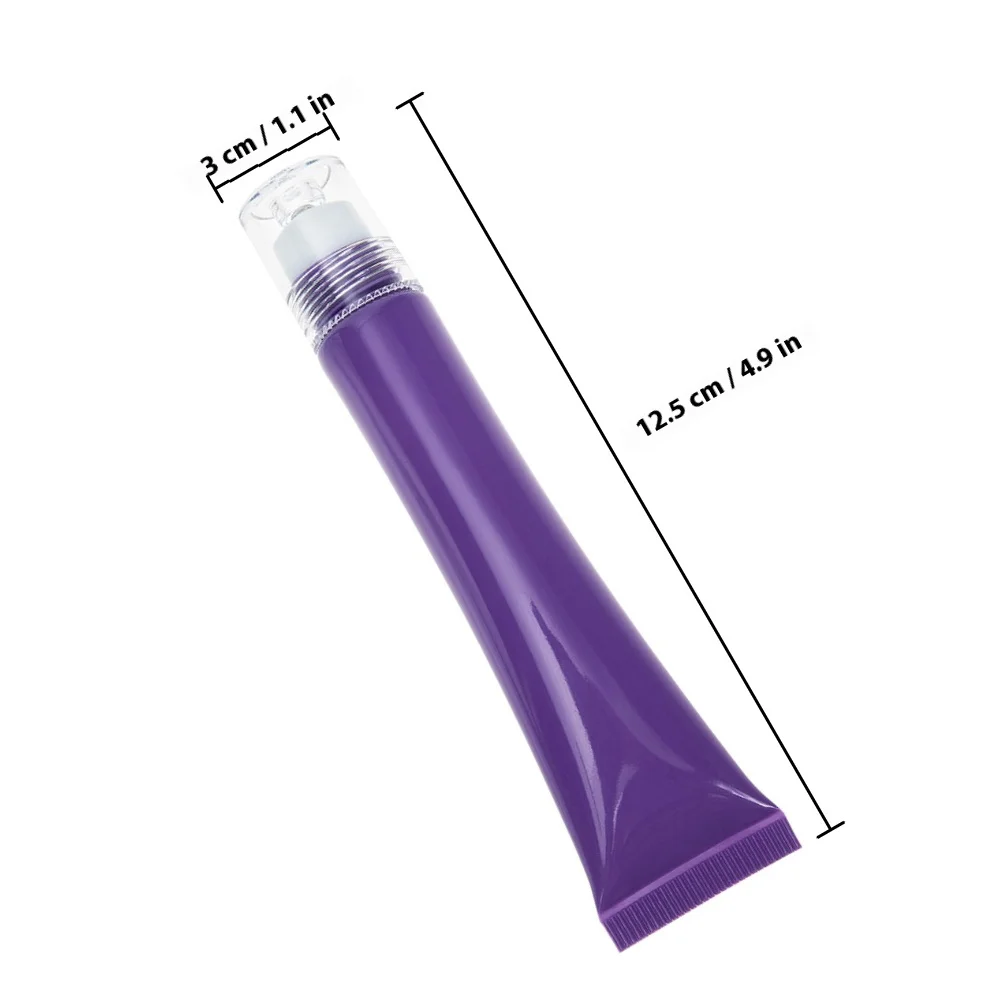 4pcs 20G Refillable Eye Cream Squeeze Tubes Roller Ball Travel Size Empty Container For Skincare Hydration Gel Applicator