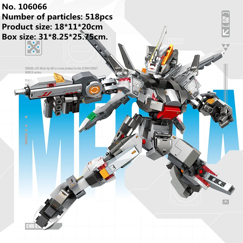 SEMBO J-20 aircraft robot model Long March 5 deformata mecha collection assembly hand figure giocattolo per bambini regalo di compleanno