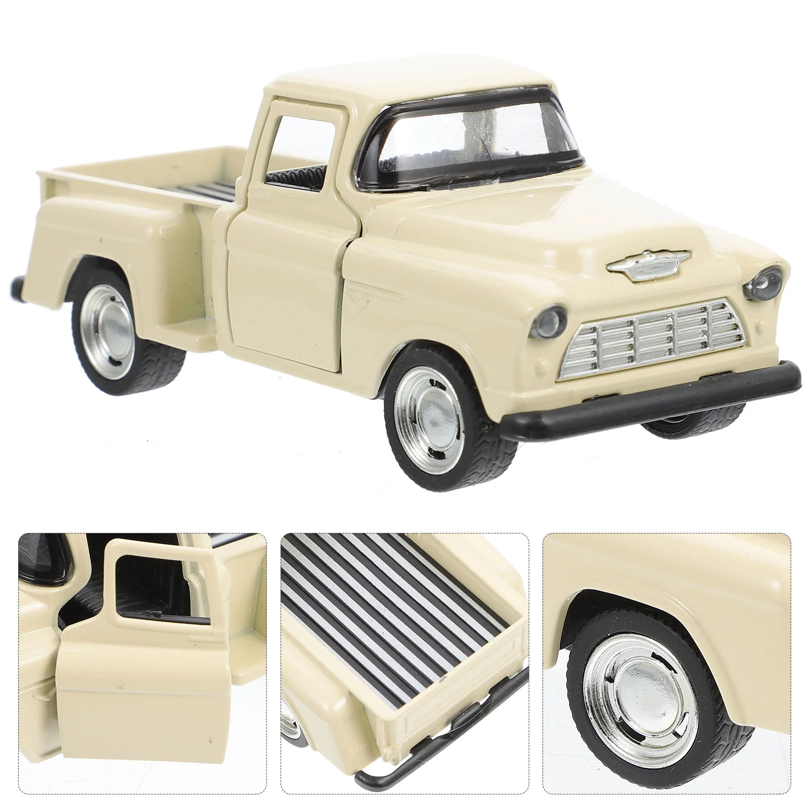 

Children Miniature Truck Pickup Model Automotive Small Filler Vintage Decor Alloy