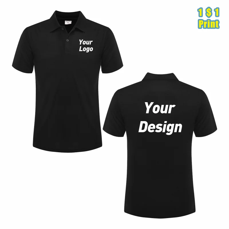 

Summer Causal 14 Color Polo Shirt Custom Logo Printed Text Picture Brand Embroidery Personal Design Breathable Men And WomenTops