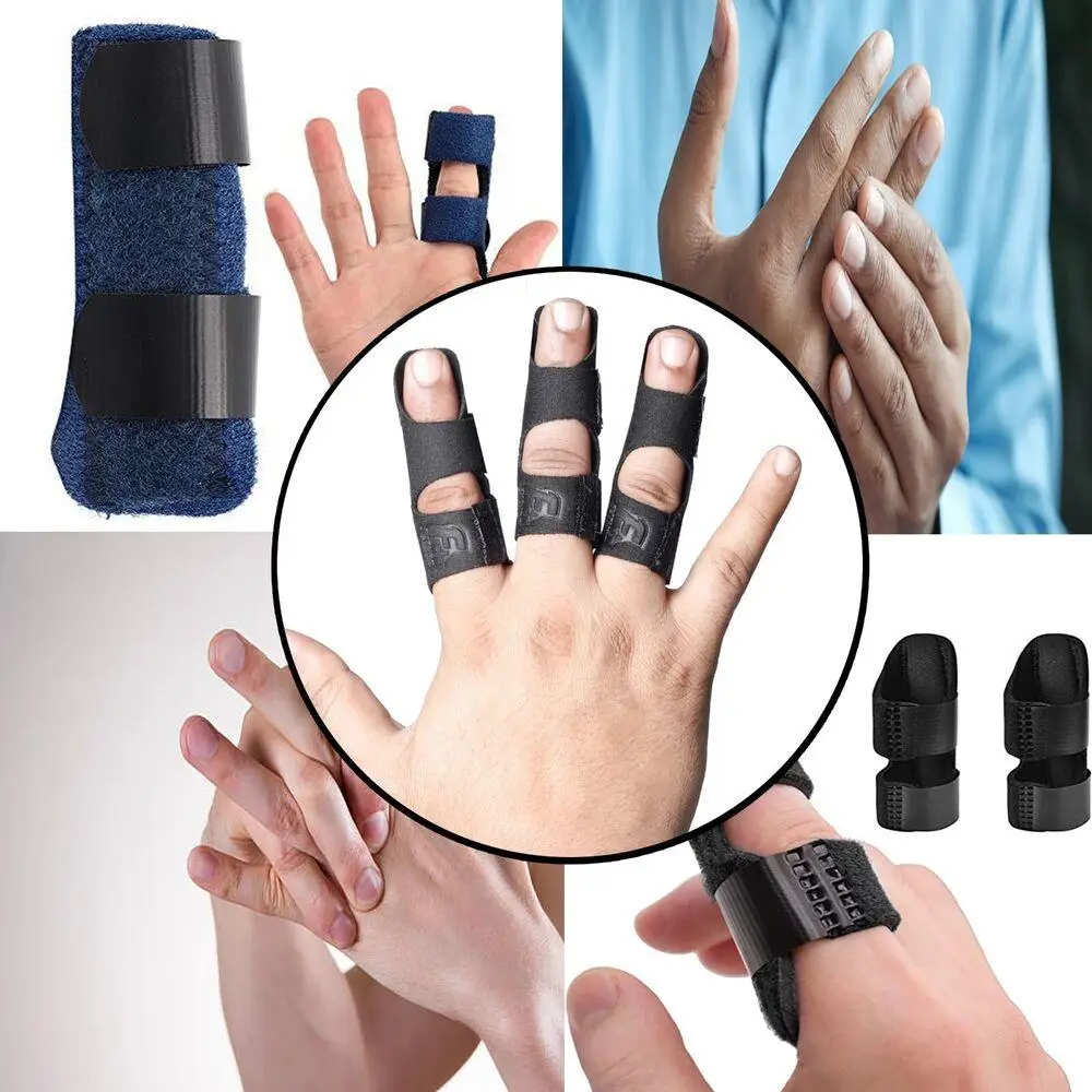 2pcs High Quality Compression Bandage Soft Finger Brace Splint Arthritis Support Pain Protector Pain Relief Strap