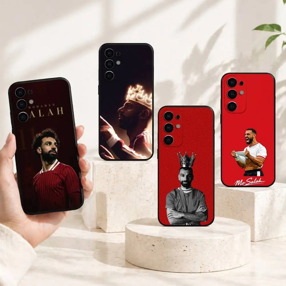 F-Football star M-Mohamed Salah Phone Case For Samsung S25,S24,S21,S22,S23,S30,Ultra,S20,Plus,Fe,Soft Silicone Black Cover