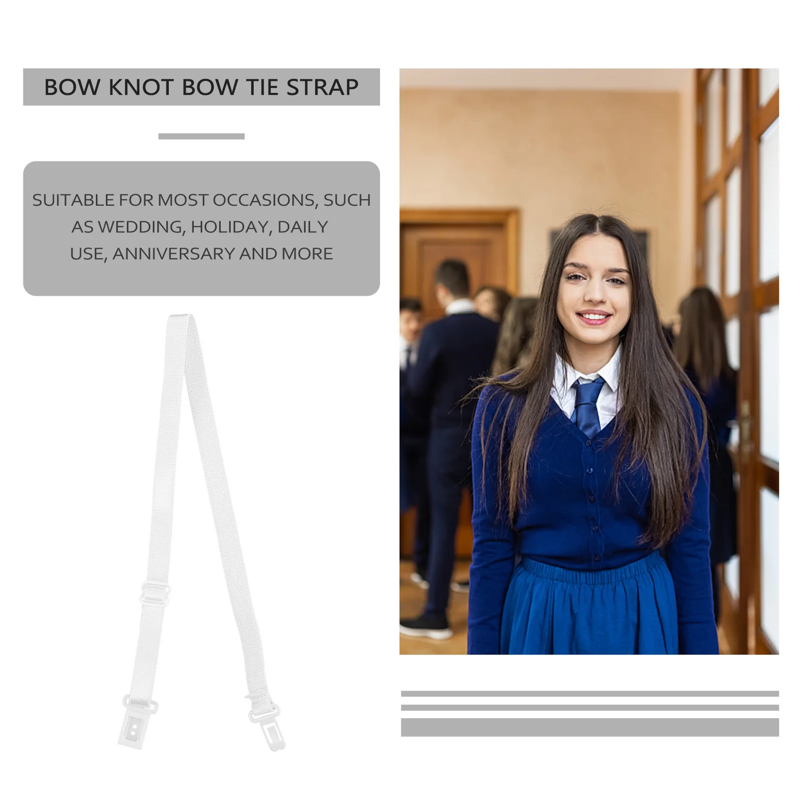 20 шт., регулируемый ремень для галстука-бабочки