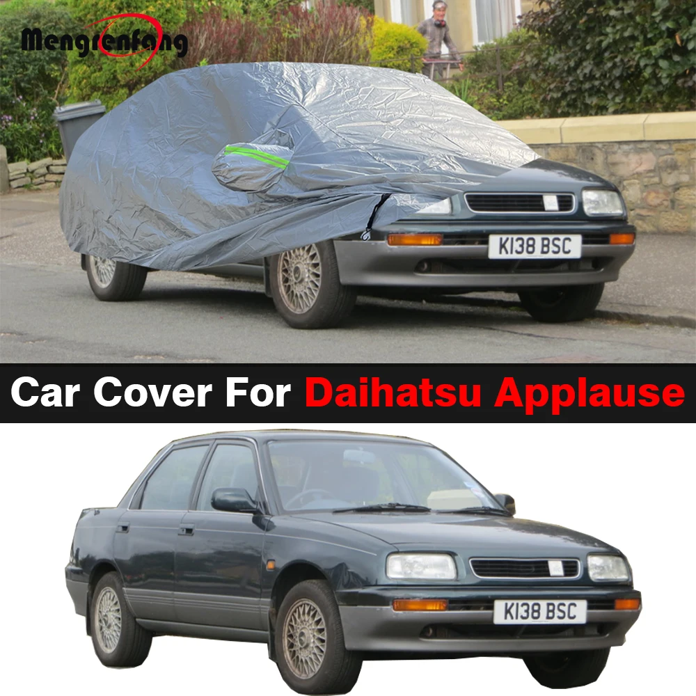 

Полный автомобильный чехол для Daihatsu Applause 1989-2000, автомобильный уличный солнцезащитный козырек от дождя, снега, ветрозащитный чехол