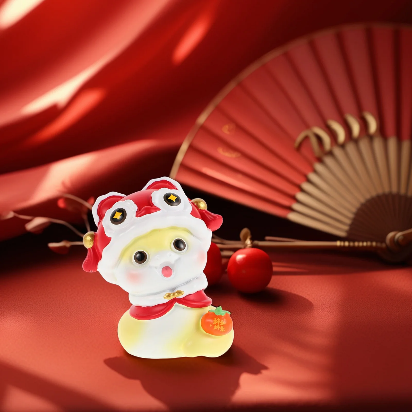 

Chinese New Year Snake Decoration 2025 Year of The Snake Lucky Zodiac Mascot Statue Spring Festival Ornament Chinese