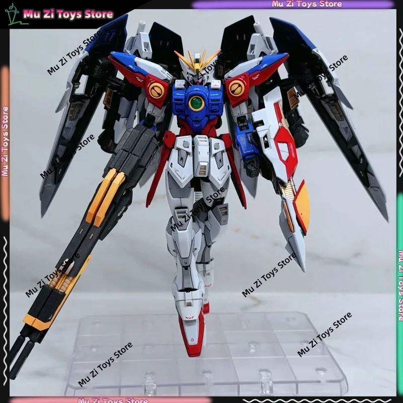 

New Jinma Model Rg 1/144 Xxxg-00w0 Wing Zero Assembly Model Kits Plastic Skeleton Anime Action Figure Robot Plastic Model Toys