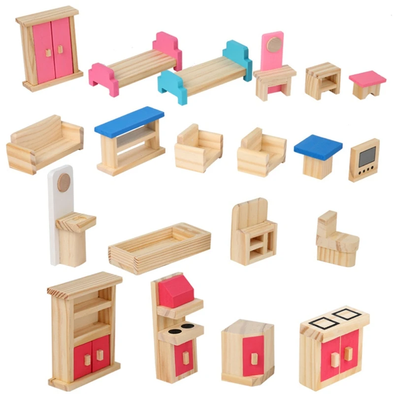 Mini kuchnia meble do salonu DIY Model domek dla lalek ozdoba Bjds dla lalki