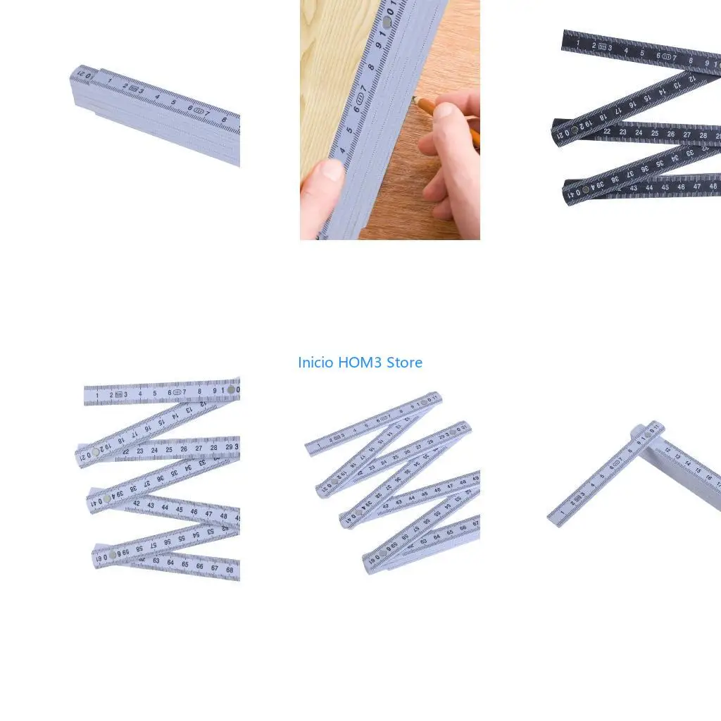 A5YD Flexible 1meter  Measuring Tool Foldable Ruler Device for DIY & Professional Projects