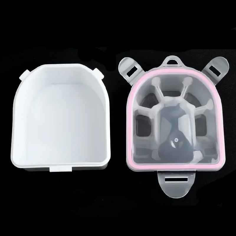 مزيل طلاء الأظافر، وعاء نقع، علاج فني للأظافر، أدوات صحية متينة للعناية بالقرن، وعاء فقاعي، مزيل أظافر جل #4