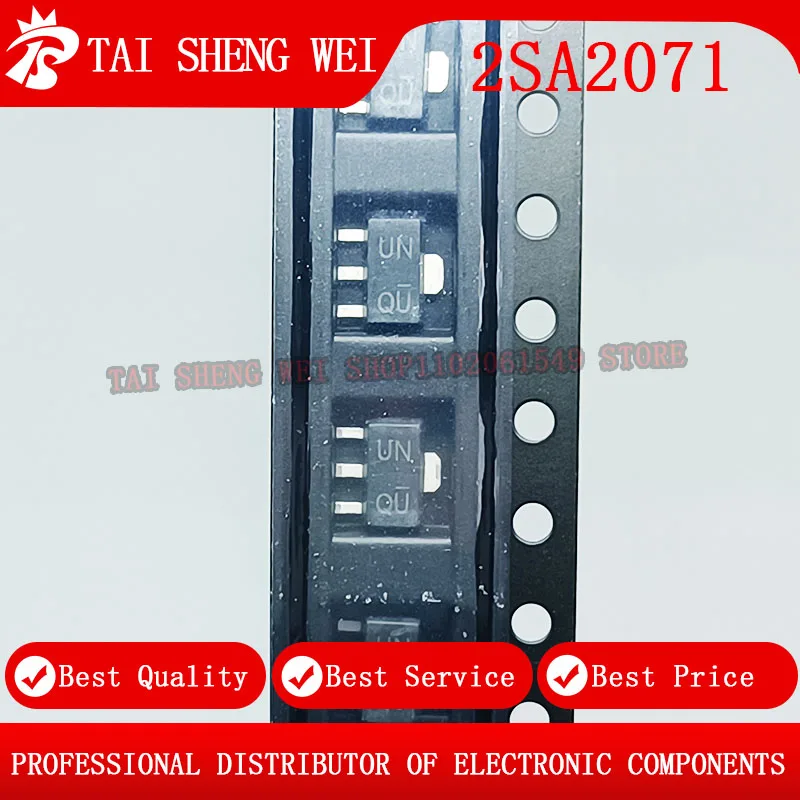 

20pcs 2SA2071 2SA2071T100Q SOT-89 Printing UN PNP 60V 3A SMD transistors New Original