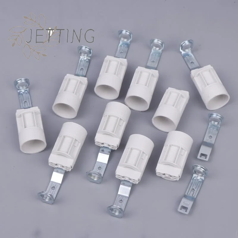 

Горячая 10 шт. цоколь для канделябры E14, кронштейн, держатель лампы, цоколь освещения, цоколь из цинкового сплава, держатель лампы с кронштейном для хрустальных ламп