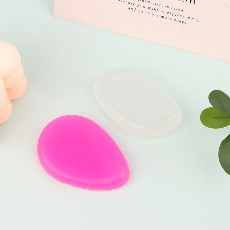 Éponge bouffante de poudre de Gel de Silicone souple, pour fond de teint cosmétique pour le visage, BB crème, sans poudre alimentaire, outils de maquillage