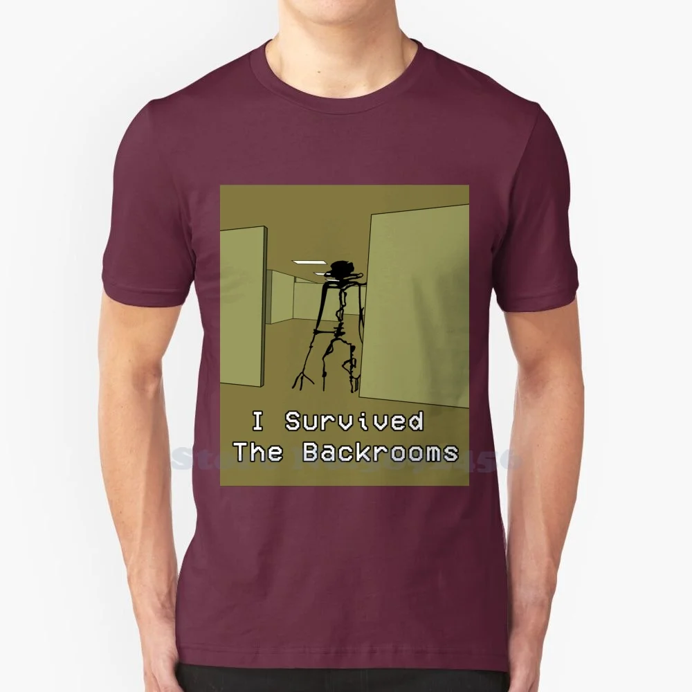 I Survived The Backrooms 100% cotton T-Shirt Men And Women