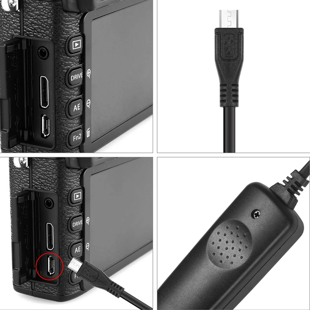 MC-DC2 Shutter Release for Nikon D7100 D5000 D5100 D5200 D5300 D5500 D5600 D3100 D3200 D3300 Camera Remote Shutter Cable