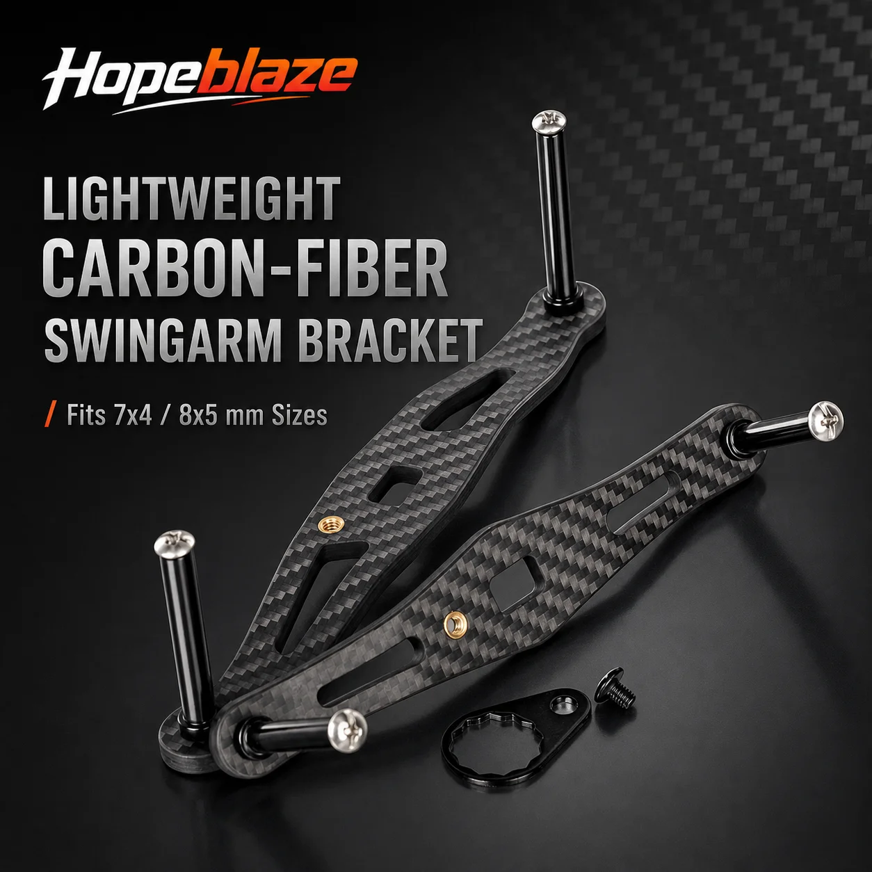 Reel Handle - Hopeblaze YB-95 Carbon Fiber Reel Crank