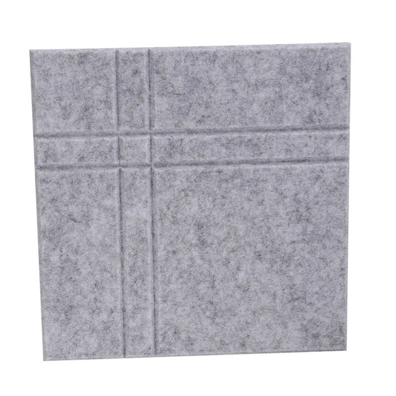 12Pcs Acoustic Panels Shaped Texture Sound Proof Padding,12X12X0.4Inches Sound Dampening Panel Used In Wall